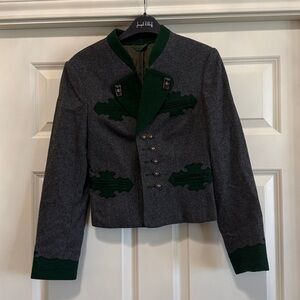 Tyroler-Loren Hamilton aus osterreich, cropped custom size 40 women’s, wool NWOT